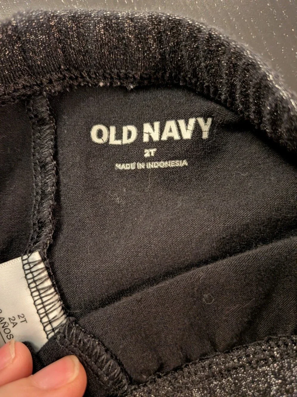 Old Navy Girls' Leggings Set - Tan and Shimmering Black